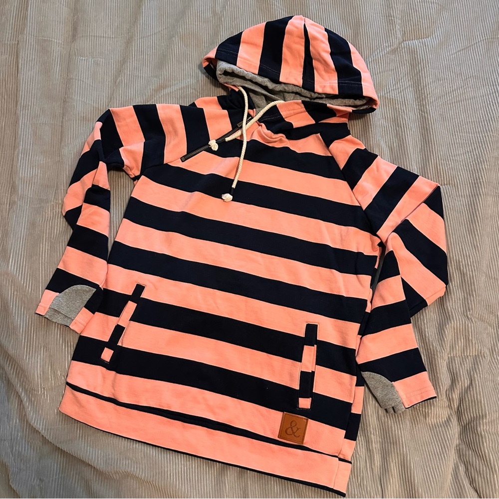Ampersand Ave &ave Doublehood Hoodie Medium
